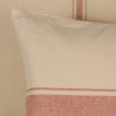 Oat Barn Red Grain Sack Stripe Pillow Cover PC164017 - The Fox Decor